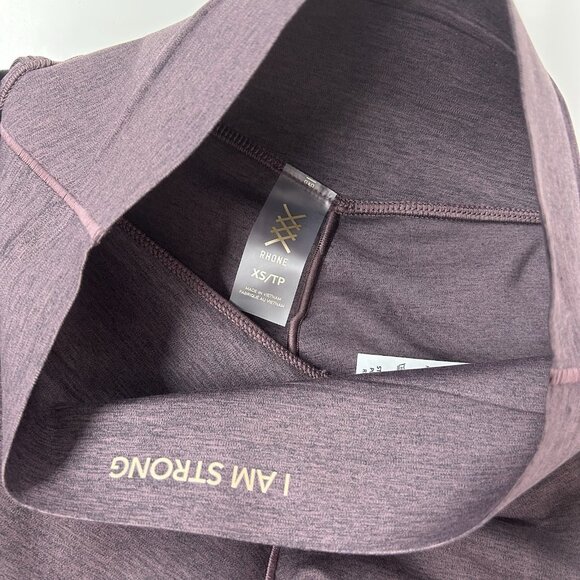 NEW Rhone Heather Revive Pocket Leggings Women’s Size XS Deep Mauve - Picture 9 of 11